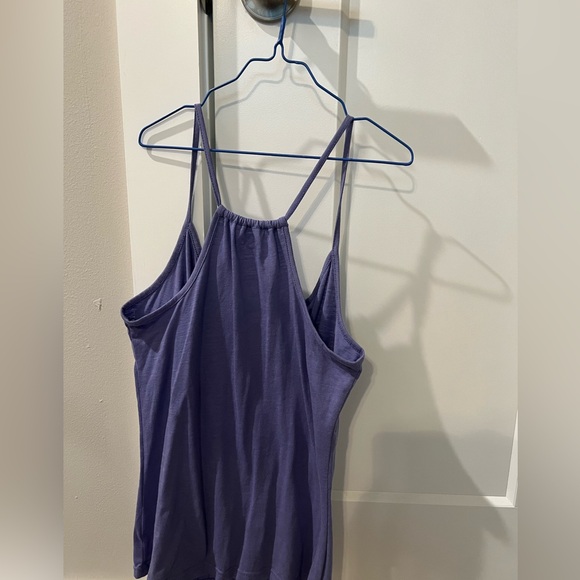 SO Brand Light Purple Spaghetti Strap Tank with Lace Front - Picture 2 of 3